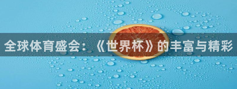 全球体育盛会：《世界杯》的丰富与精彩